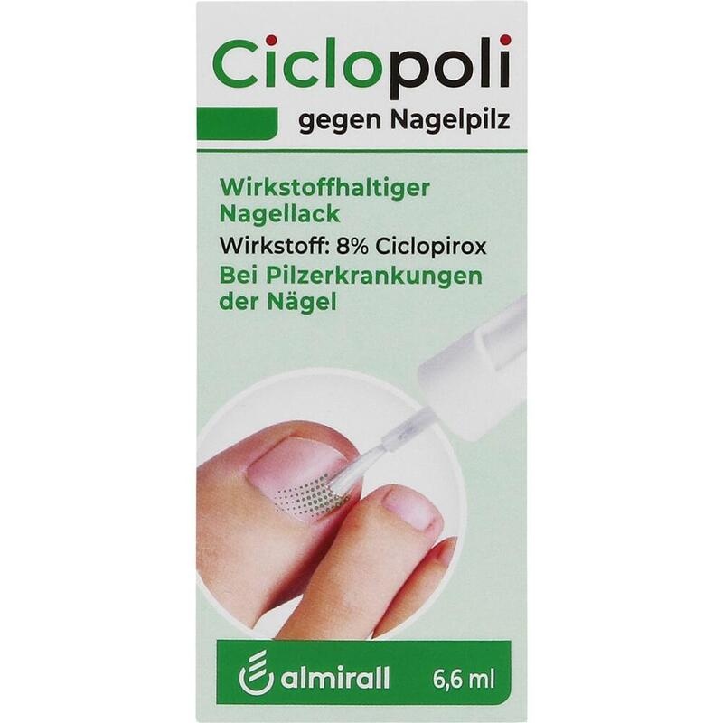 CICLOPOLI gegen Nagelpilz wirkstoffhalt.Nagellack