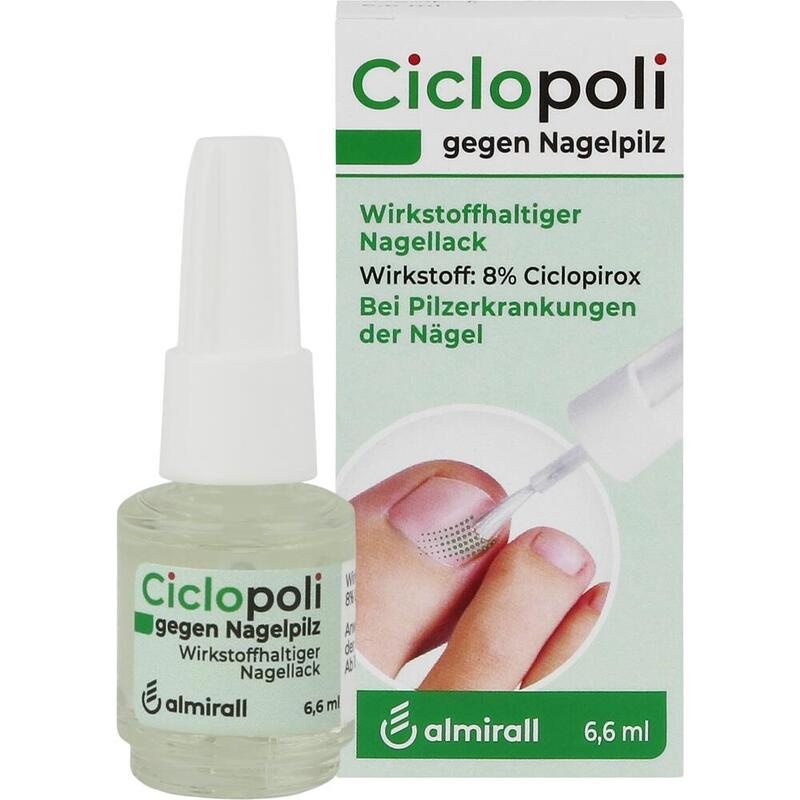 CICLOPOLI gegen Nagelpilz wirkstoffhalt.Nagellack