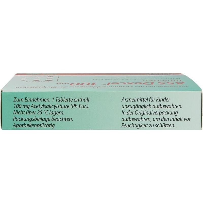 ASS Dexcel 100 mg Tabletten