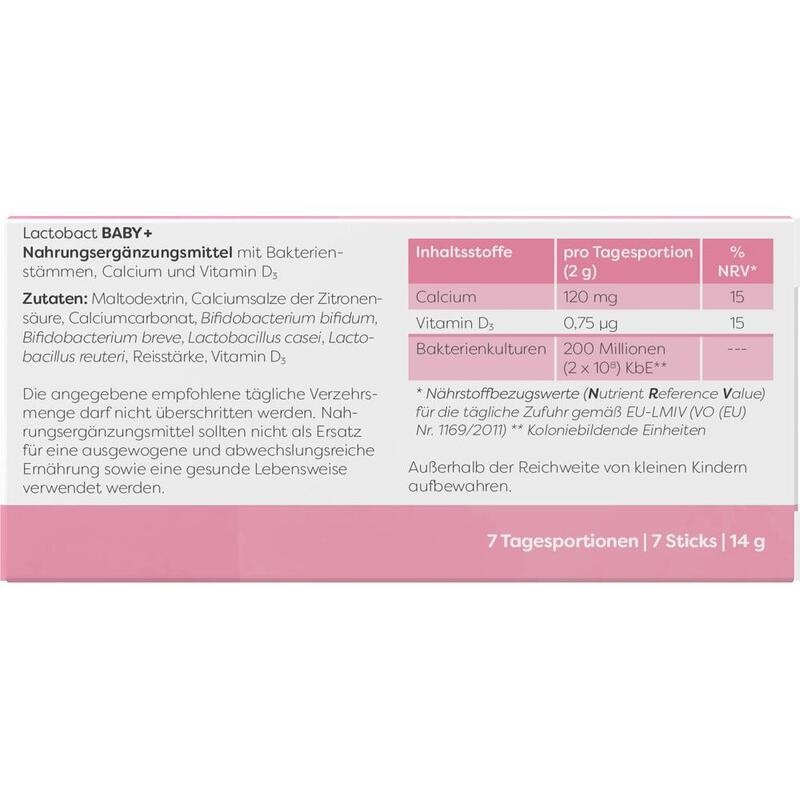 LACTOBACT Baby 7-Tage Beutel