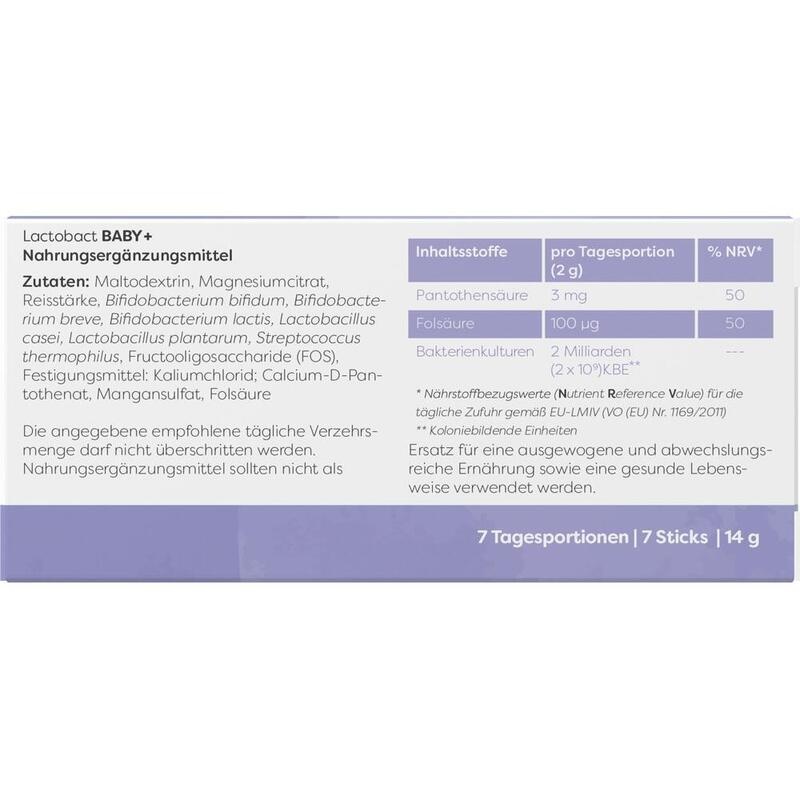 LACTOBACT Junior 7-Tage Beutel