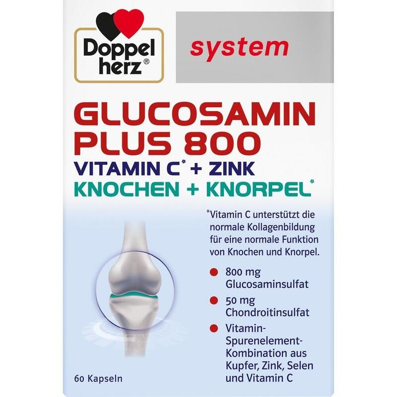 DOPPELHERZ Glucosamin Plus 800 system Kapseln