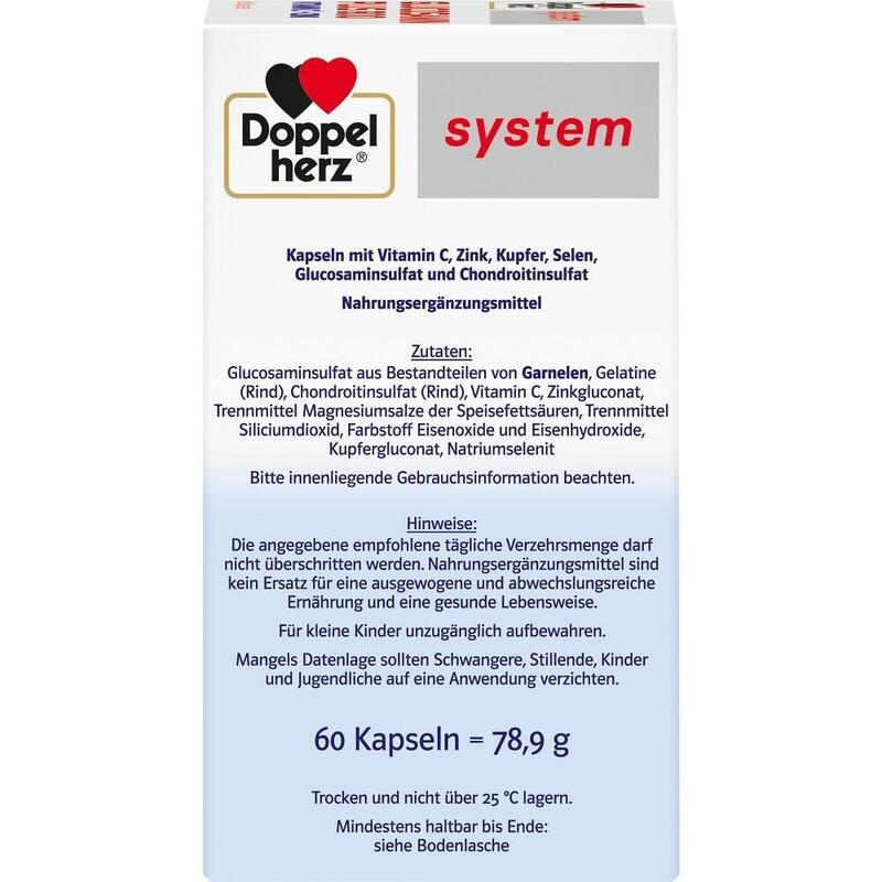 DOPPELHERZ Glucosamin Plus 800 system Kapseln