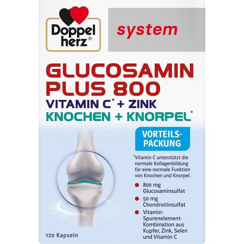 DOPPELHERZ Glucosamin Plus 800 system Kapseln
