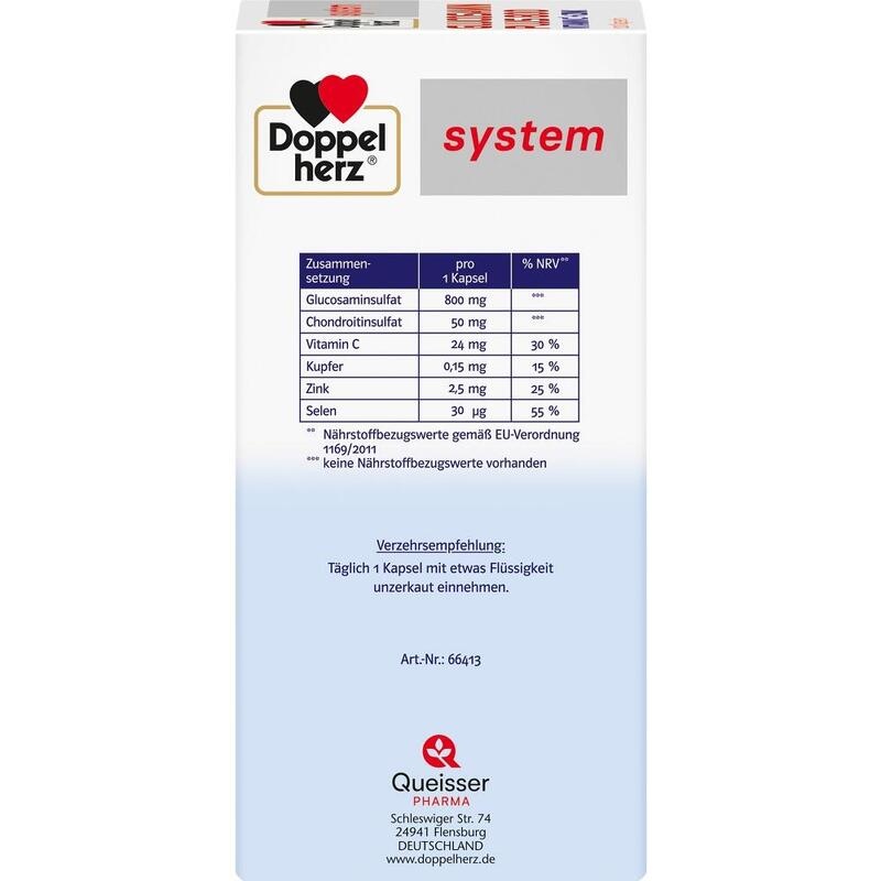 DOPPELHERZ Glucosamin Plus 800 system Kapseln