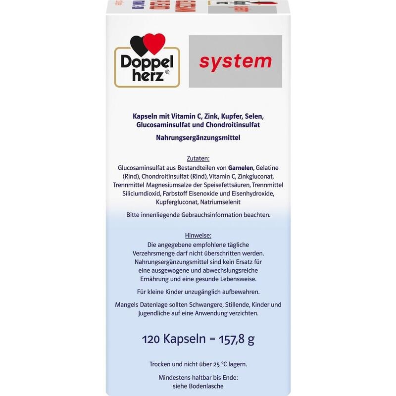 DOPPELHERZ Glucosamin Plus 800 system Kapseln
