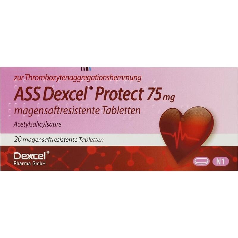 ASS Dexcel Protect 75 mg magensaftres.Tabletten