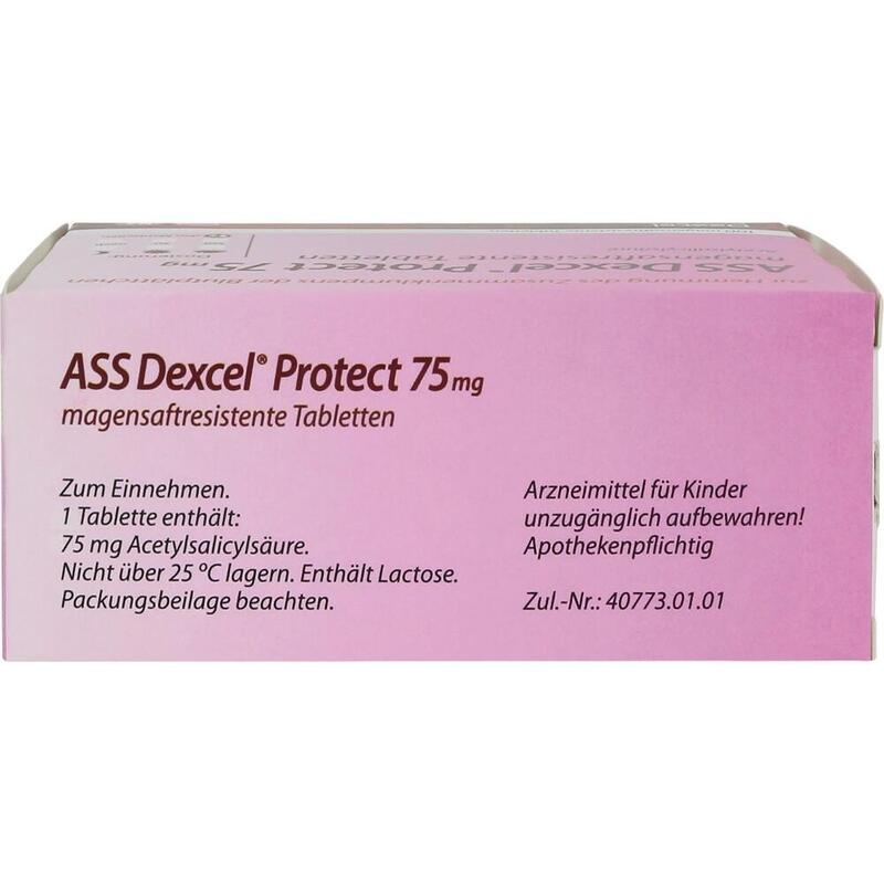 ASS Dexcel Protect 75 mg magensaftres.Tabletten