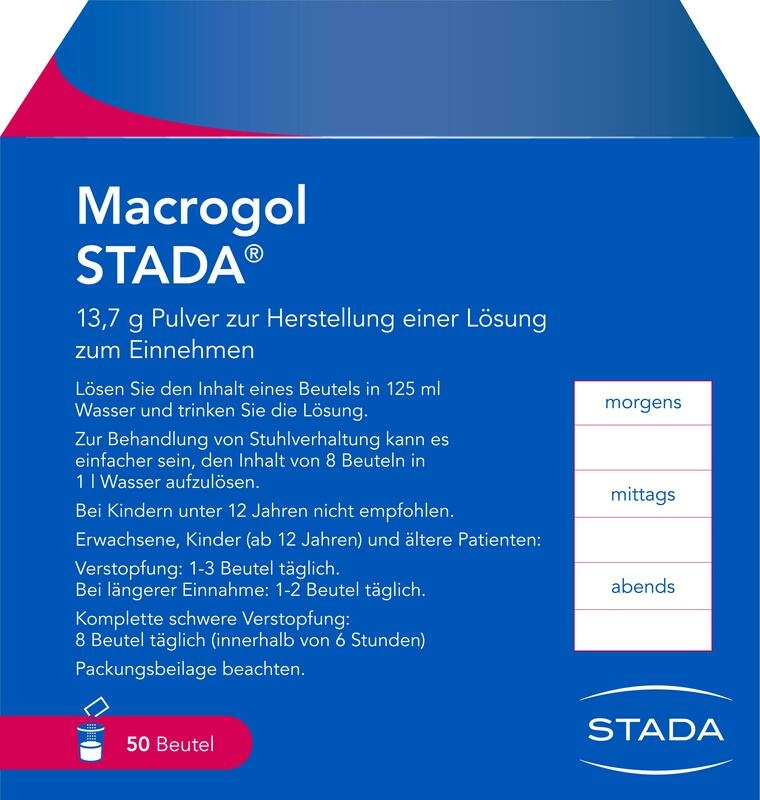 MACROGOL STADA 13,7 g Plv.z.Her.e.Lsg.z.Einnehmen