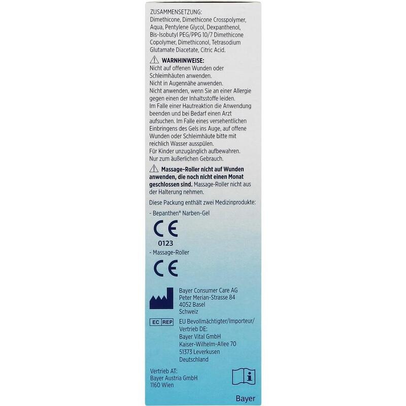 BEPANTHEN Narben-Gel mit Massage-Roller