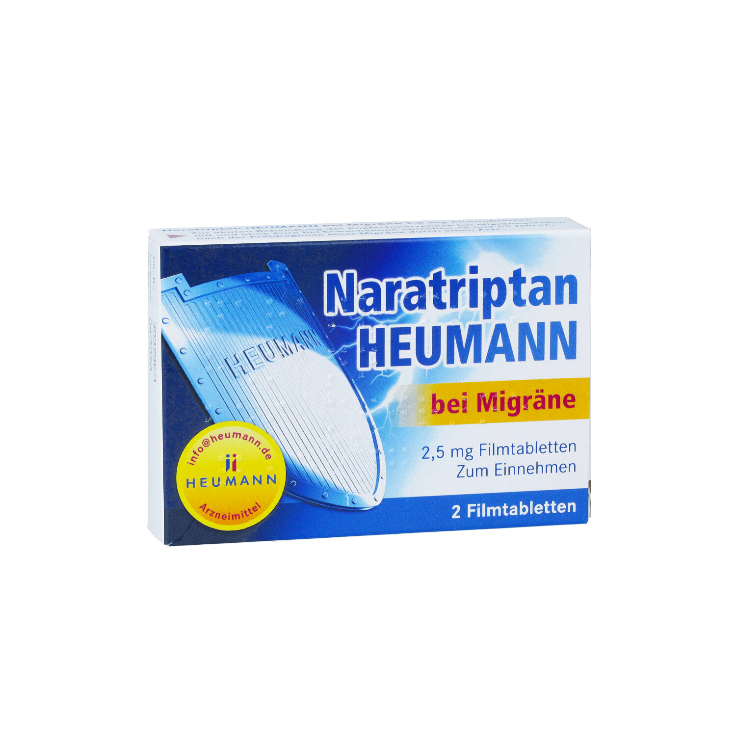 NARATRIPTAN Heumann bei Migräne 2,5 mg Filmtabl.