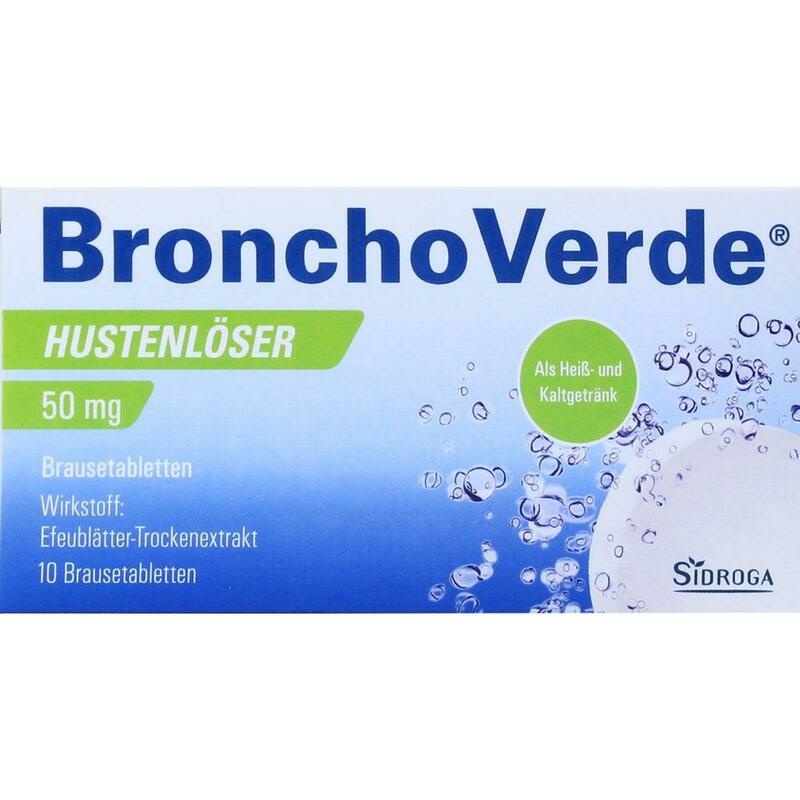 BRONCHOVERDE Hustenlöser 50 mg Brausetabletten