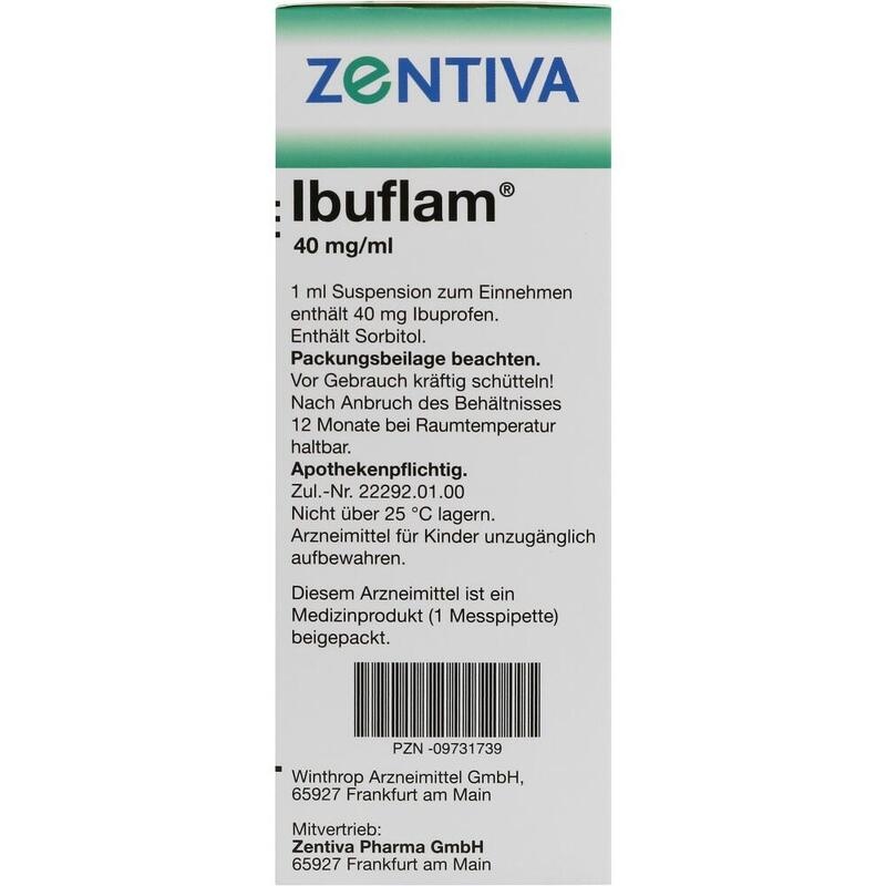 IBUFLAM 40 mg/ml Suspension zum Einnehmen