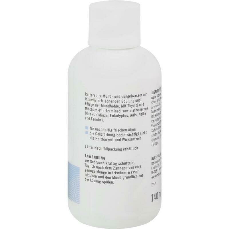 RETTERSPITZ Mund- und Gurgelwasser