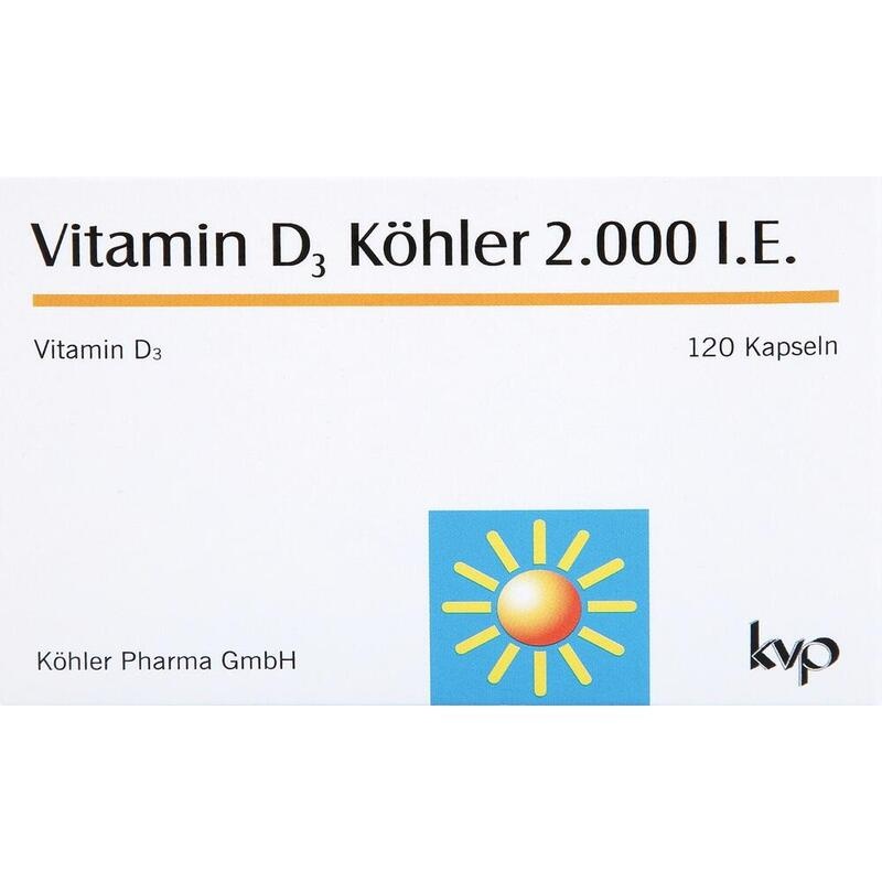 VITAMIN D3 KÖHLER 2.000 I.E. Kapseln