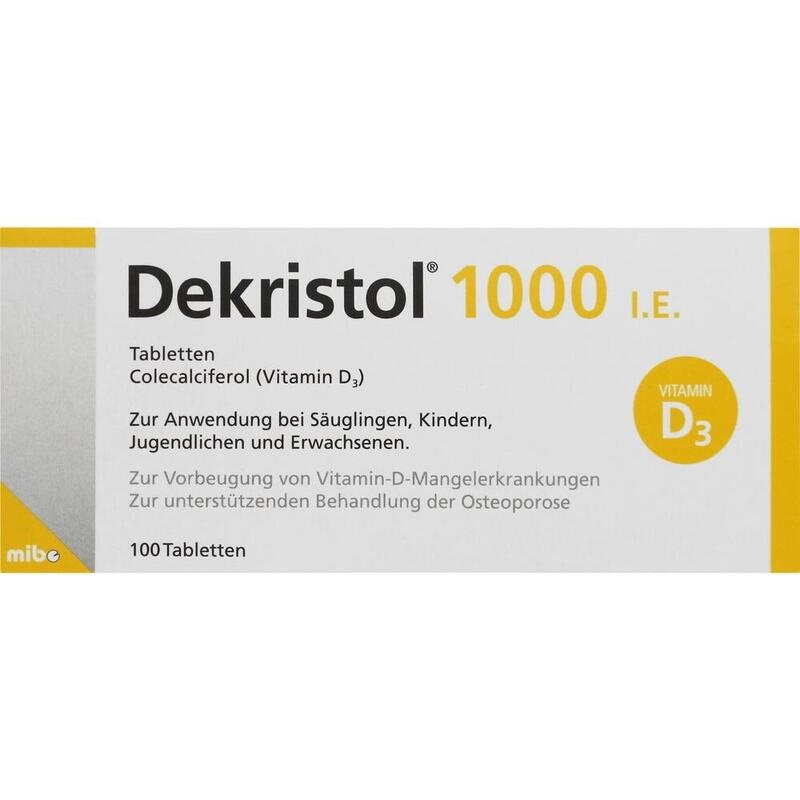 DEKRISTOL 1.000 I.E. Tabletten