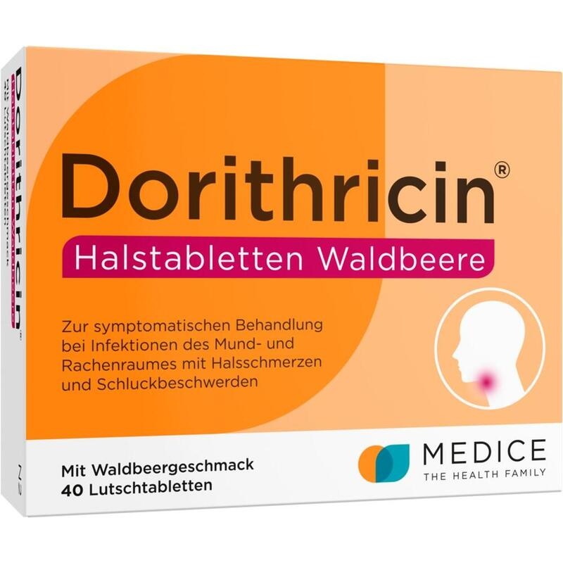 DORITHRICIN Halstabletten Waldbeere