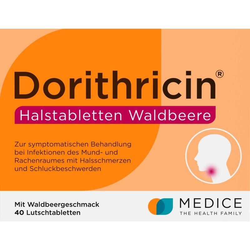 DORITHRICIN Halstabletten Waldbeere