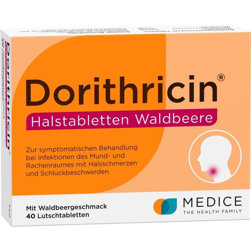 DORITHRICIN Halstabletten Waldbeere