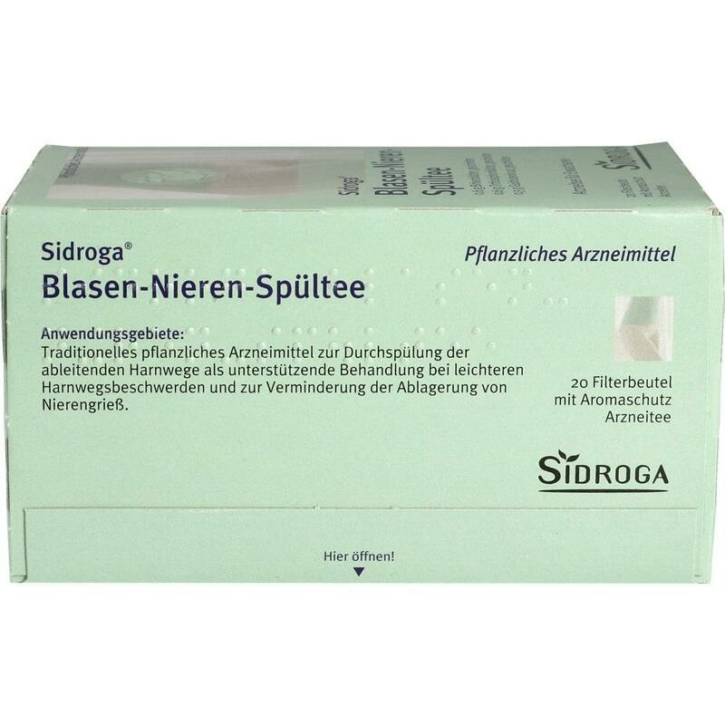 SIDROGA Blasen-Nieren-Spültee Filterbeutel