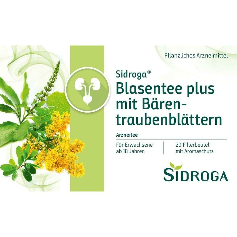 SIDROGA Blasentee plus mit Bärentraubenblättern