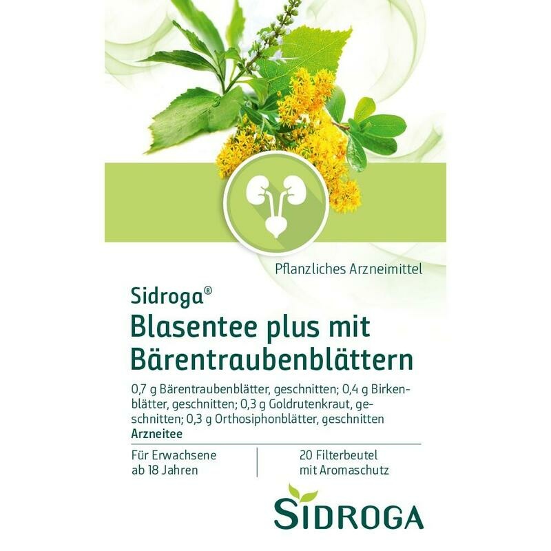 SIDROGA Blasentee plus mit Bärentraubenblättern