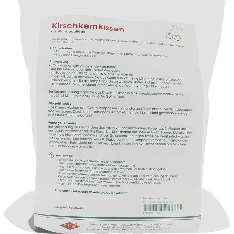 KIRSCHKERN NACKENHÖRNCHEN ca.29x37 cm