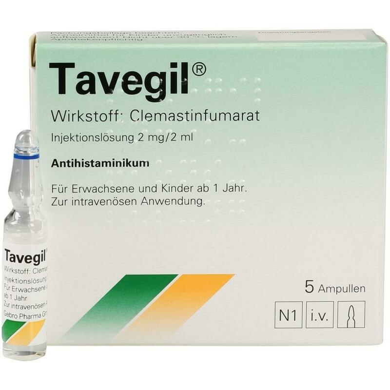 TAVEGIL Injektionslösung 2 mg/2 ml Ampullen