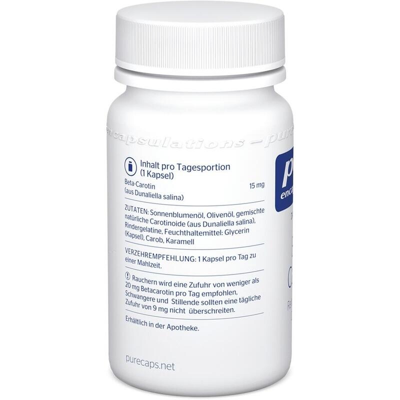 PURE ENCAPSULATIONS Beta Carotin Kapseln