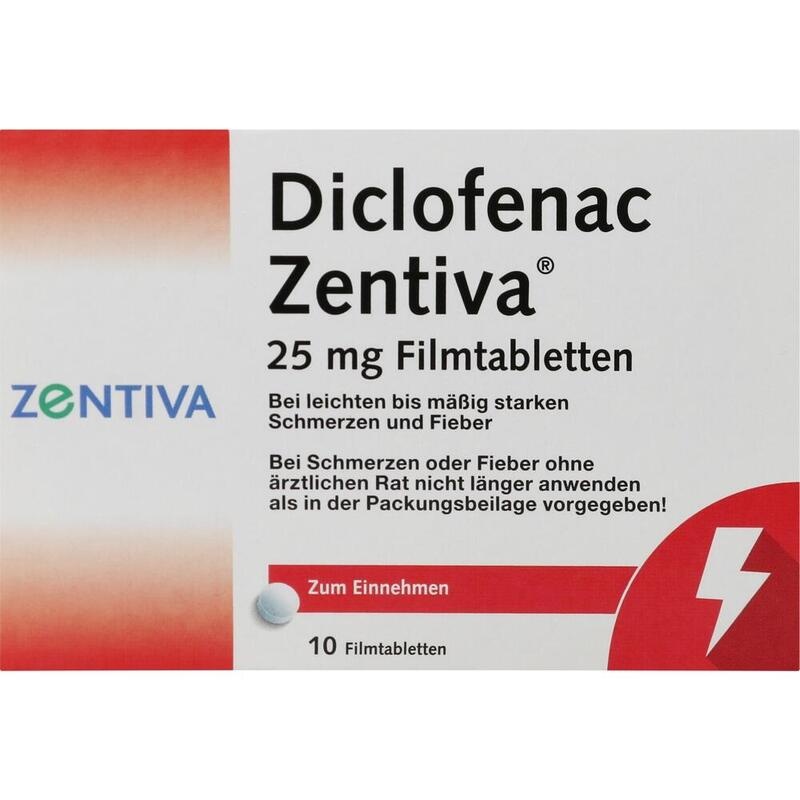 DICLOFENAC Zentiva 25 mg Filmtabletten