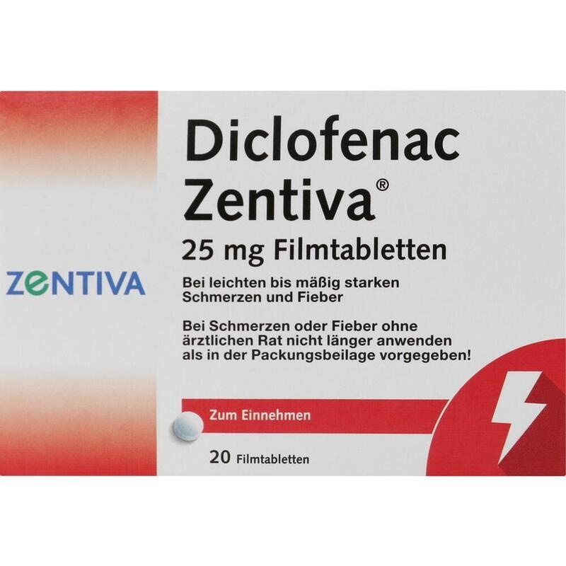 DICLOFENAC Zentiva 25 mg Filmtabletten