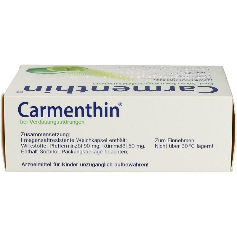 CARMENTHIN bei Verdauungsstörungen msr.Weichkaps.