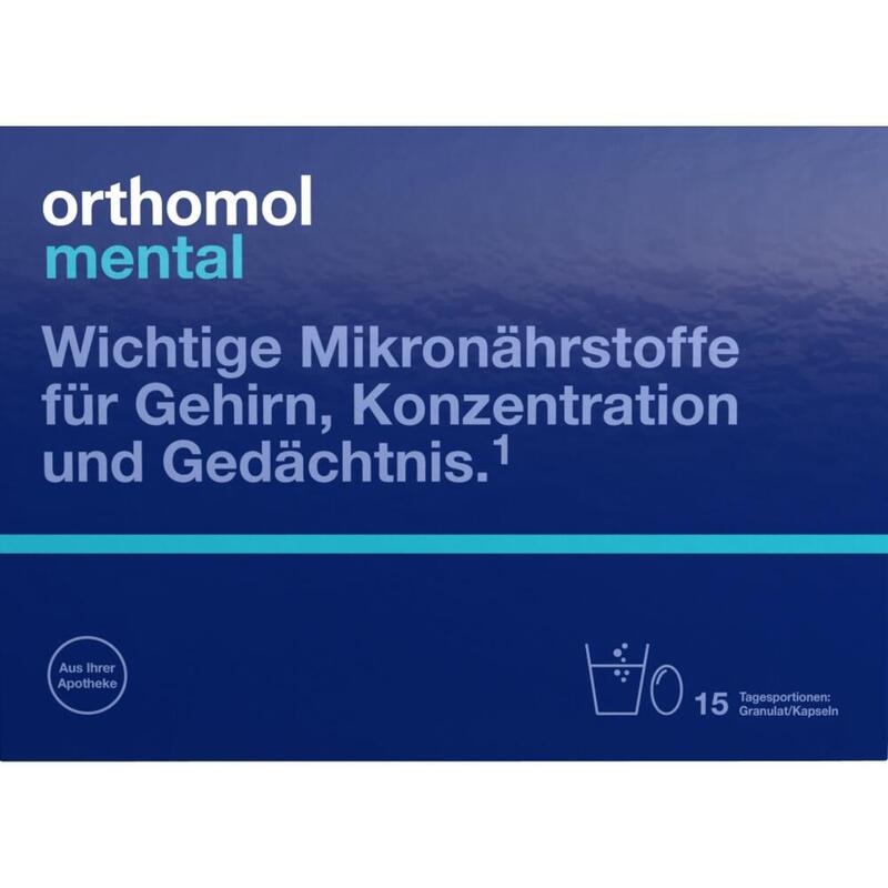 ORTHOMOL mental Granulat/Kapseln 15 Tage Kombip.