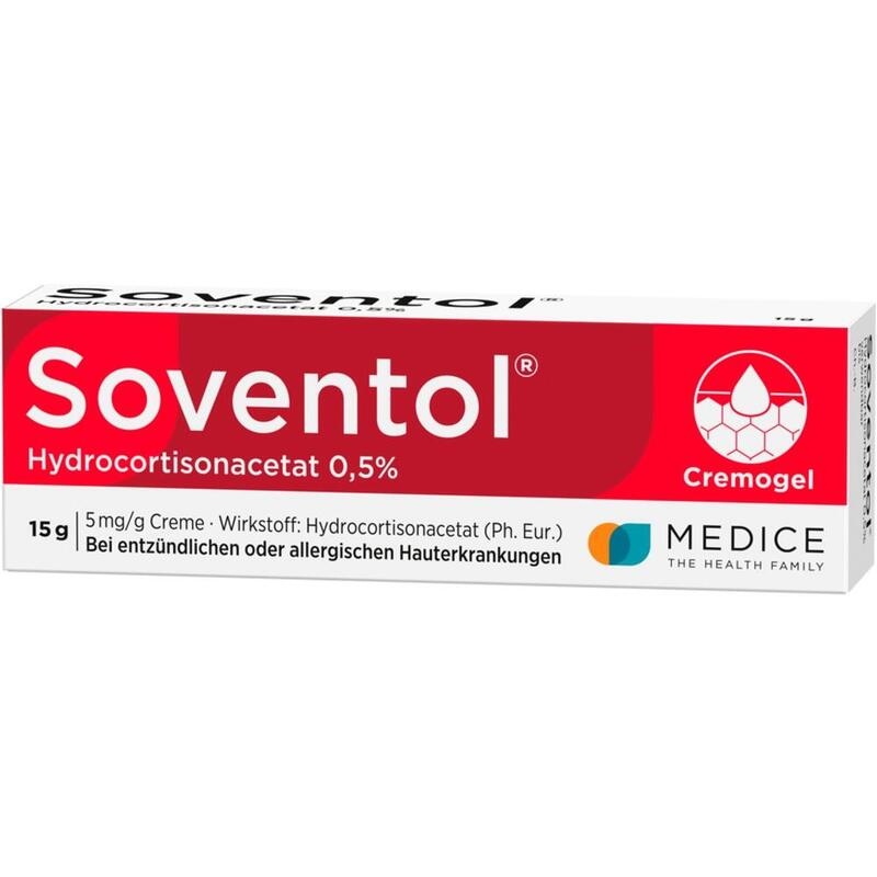 SOVENTOL Hydrocortisonacetat 0,5% Creme