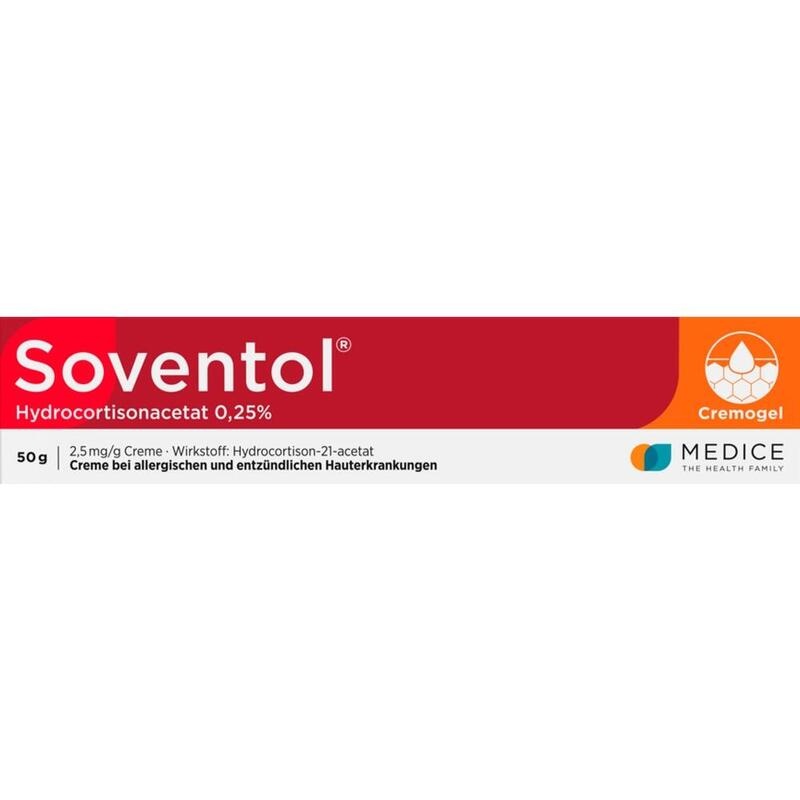 SOVENTOL Hydrocortisonacetat 0,25% Creme