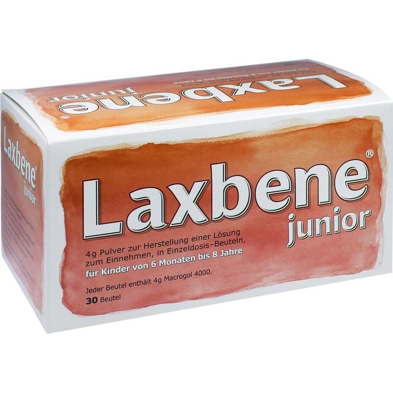 LAXBENE junior 4 g Plv.z.H.e.Lsg.z.Einn.Kdr.6M-8J