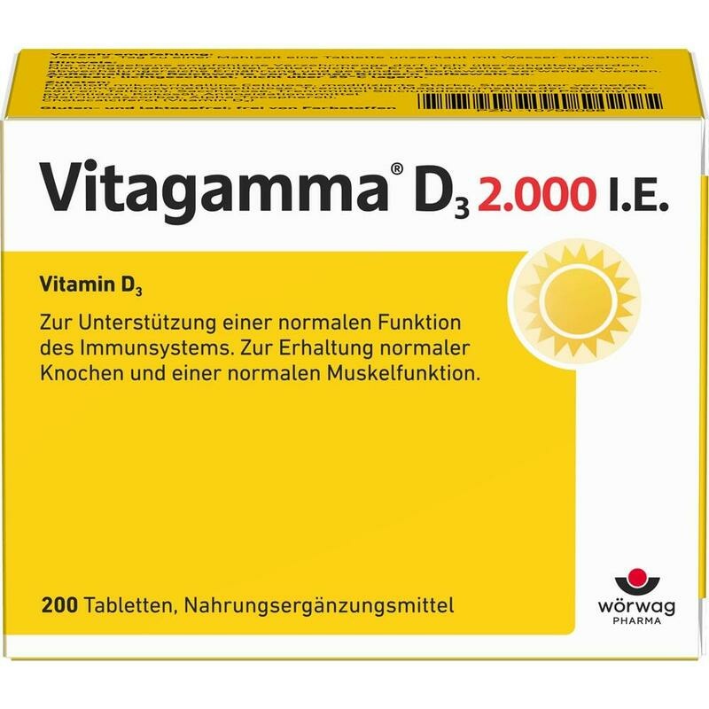 VITAGAMMA D3 2.000 I.E. Vitamin D3 NEM Tabletten