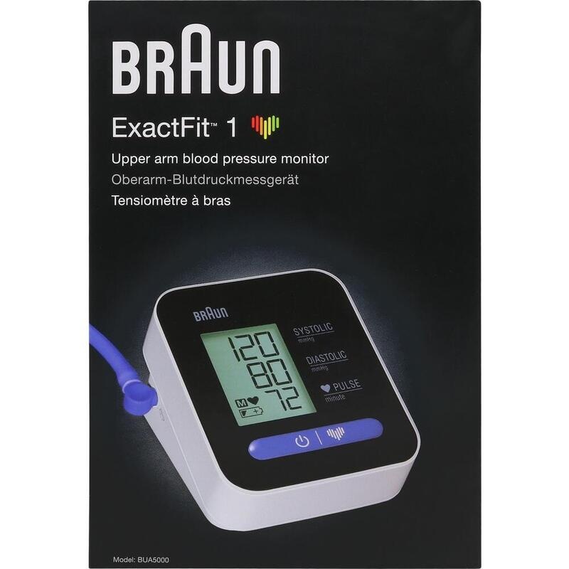 BRAUN BLUTDRUCKMESSGERÄT ExactFit1 Oberarm BUA5000