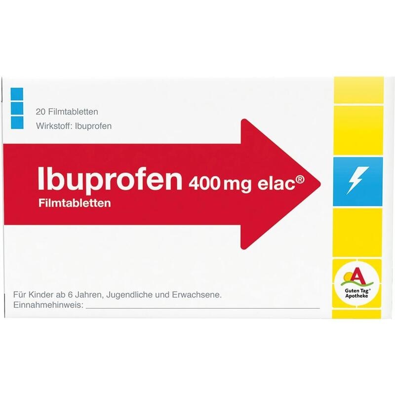 IBUPROFEN 400 mg elac Filmtabletten