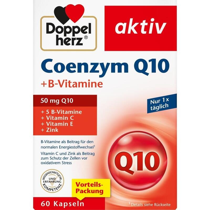 DOPPELHERZ Coenzym Q10+B Vitamine Kapseln