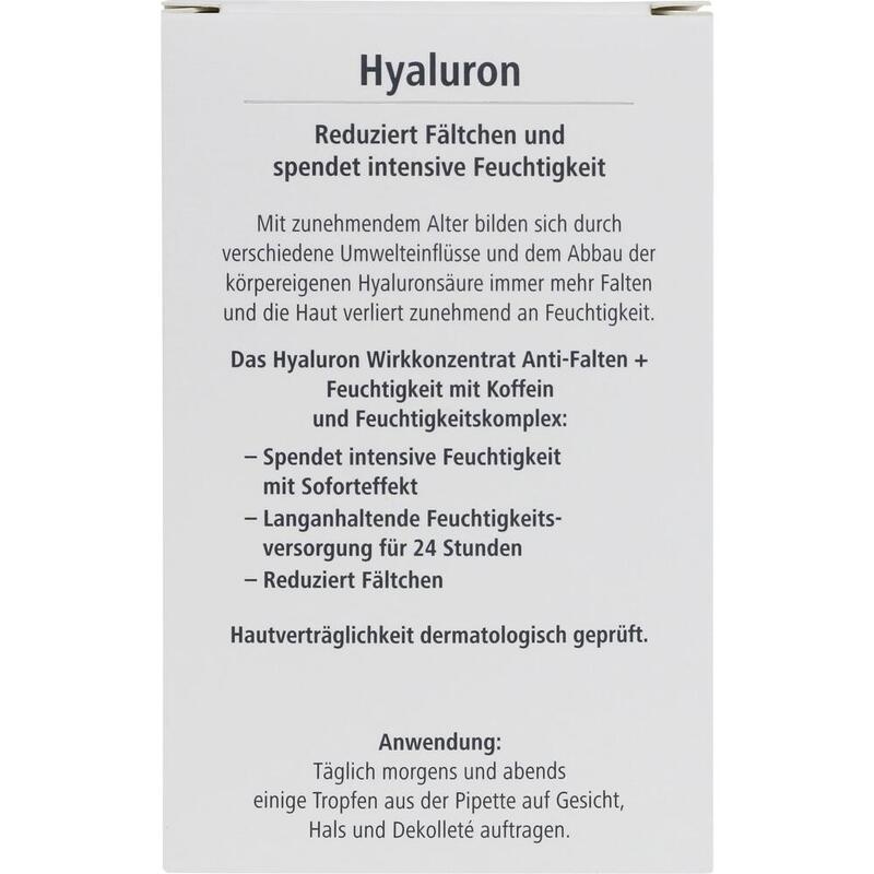 HYALURON WIRKKONZENTRAT Anti-Falten+Feuchtigkeit