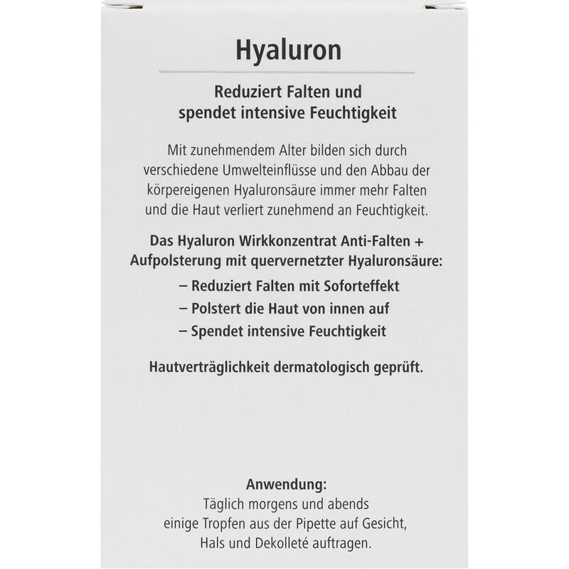 HYALURON WIRKKONZENTRAT Anti-Falten+Aufpolsterung