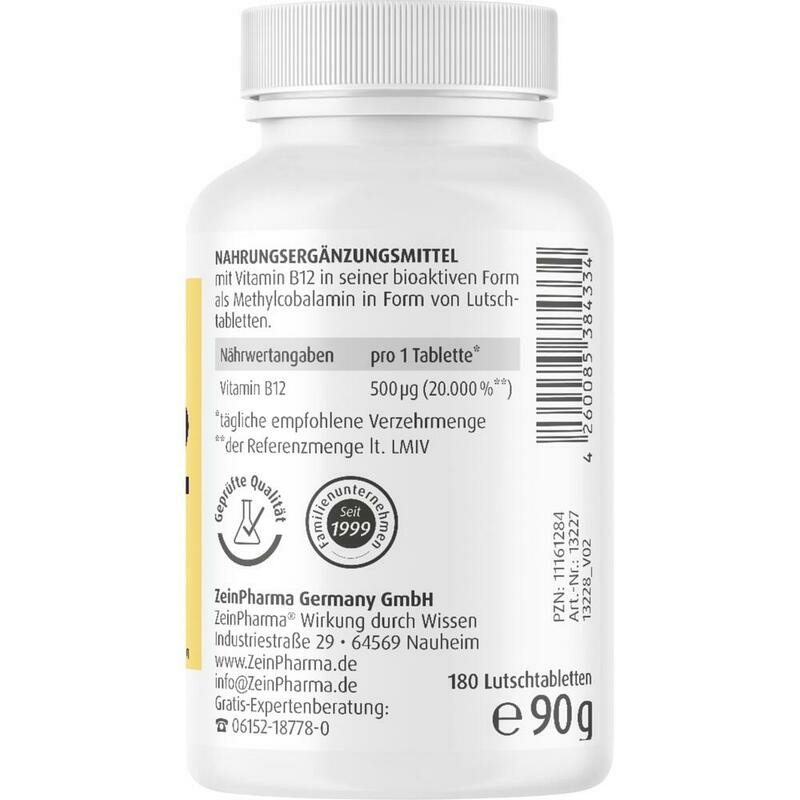 VITAMIN B12 500 μg Lutschtabletten