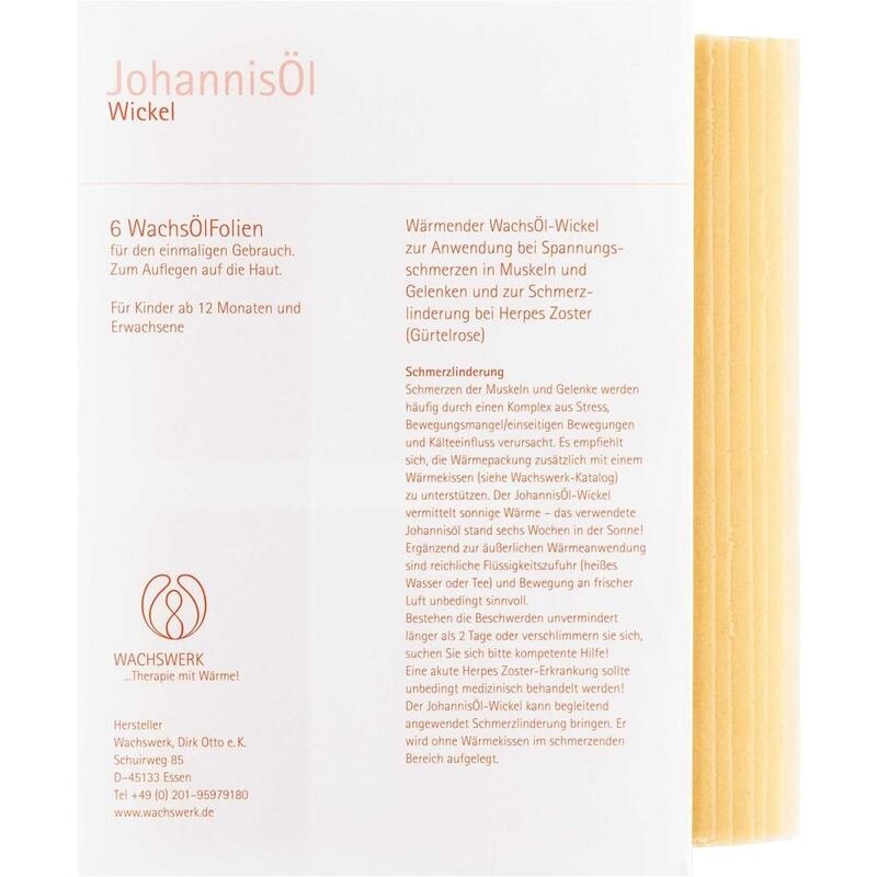 JOHANNISÖL Kompresse 15x21 cm