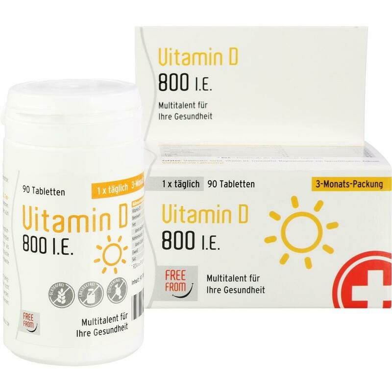 VITAMIN D3 800 freefrom Tabletten
