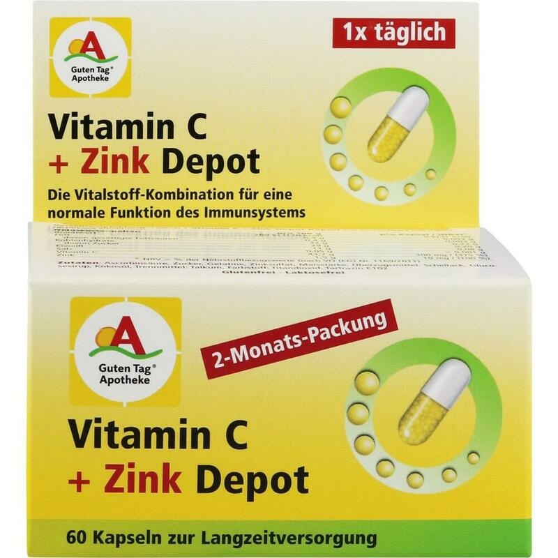 GUTEN TAG Apotheke Vit.C 300 mg+Zink 10 mg Depot