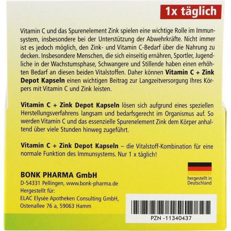 GUTEN TAG Apotheke Vit.C 300 mg+Zink 10 mg Depot