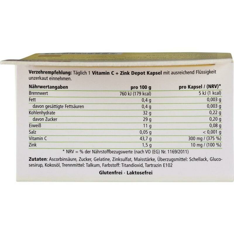 GUTEN TAG Apotheke Vit.C 300 mg+Zink 10 mg Depot