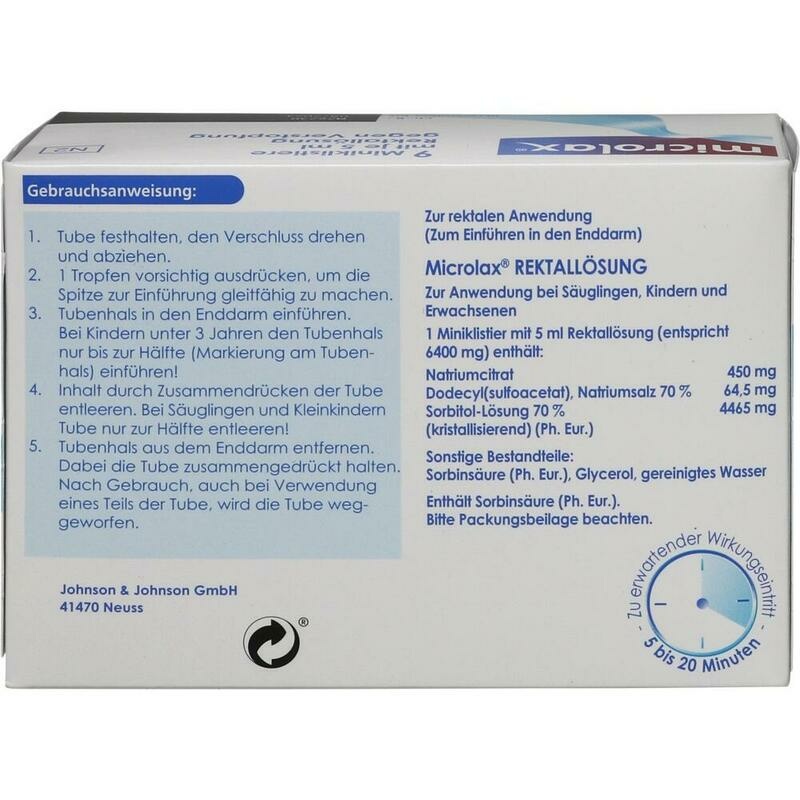 MICROLAX Rektallösung Klistiere