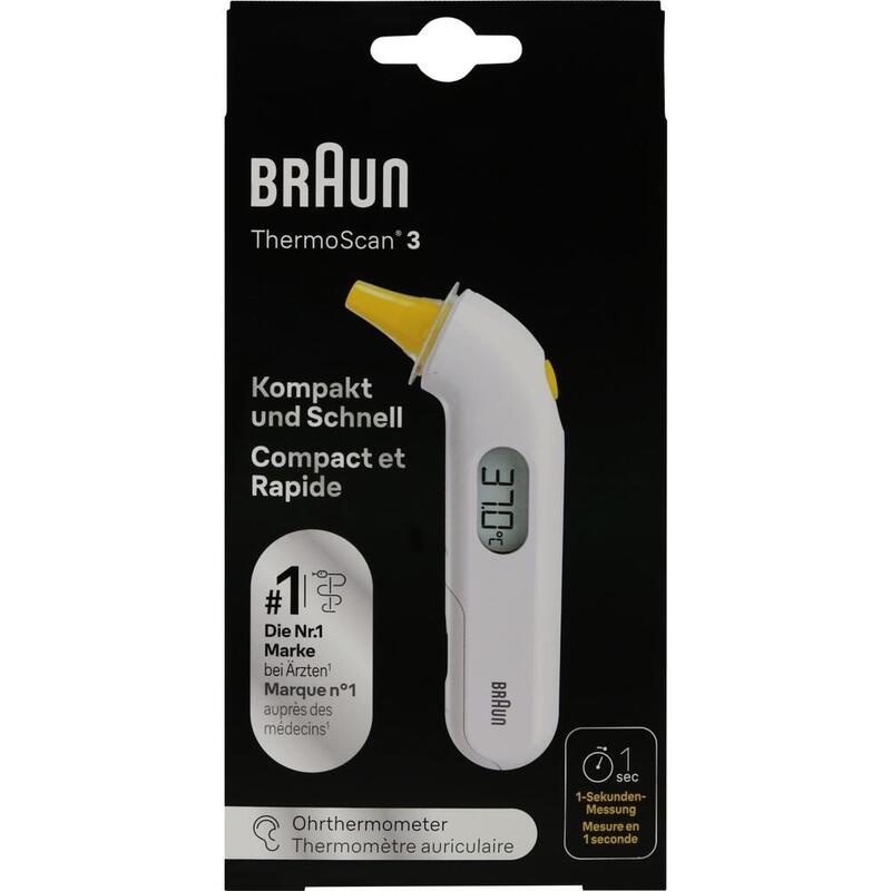 BRAUN THERMOSCAN 3 Infrarot-Ohrthermometer